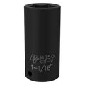 Performance Tool 1/2 In Dr. Deep Impact Socket 1-1/16 In Socket Dp Imp 1, M850 M850